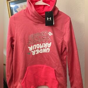 Girls Under Armour Pink Hoodie